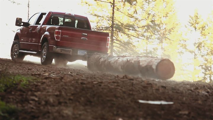 2011 Ford F-150 EcoBoost Logs Work at Oregon Timber Company