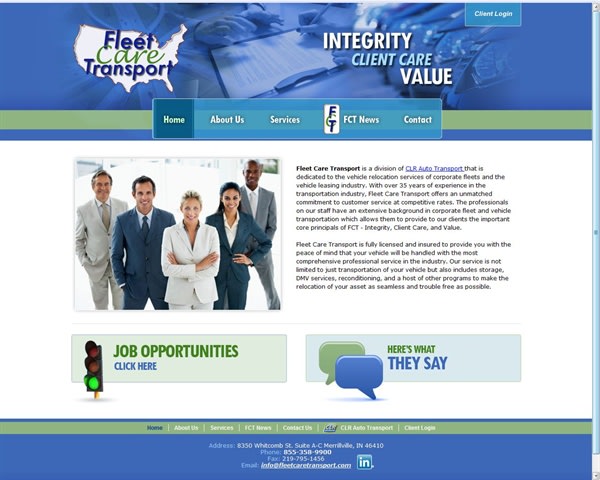 Fleet Care Transport Debuts New Interactive Customer Website