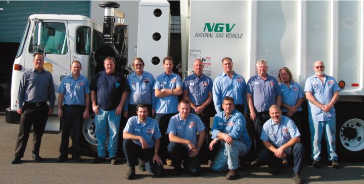 City of Burbank Refuse Fleet Goes 100% CNG