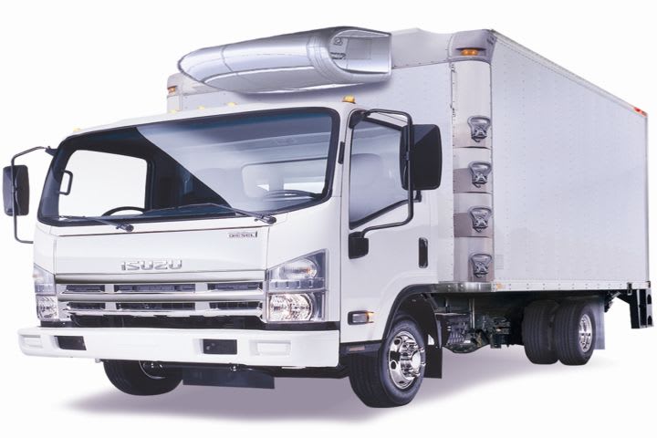 All-Electric Refrigeration Unit on Isuzu Trucks Eliminates Need for Diesel Motor to Run Compressor
