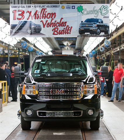 Flint Assembly Celebrates 'Lucky 13' Million Vehicles