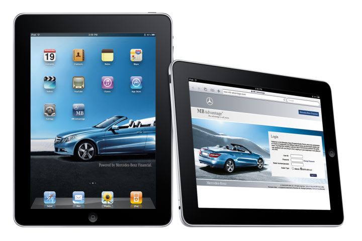 Mercedes-Benz Financial Equips Dealers With the Apple iPad