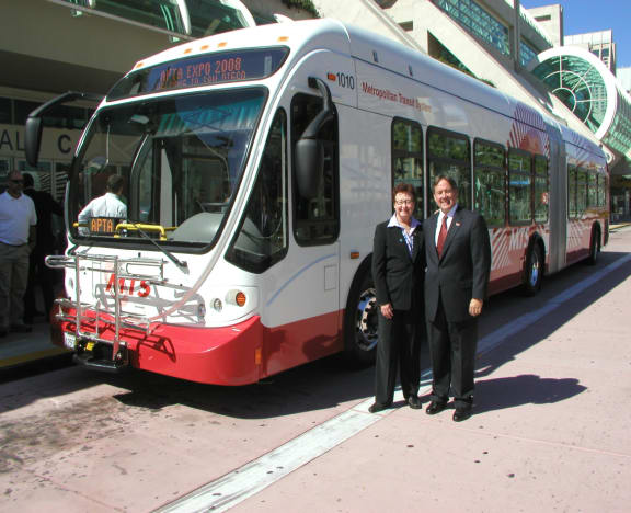 NABI delivers 60-foot CNG bus to San Diego MTS