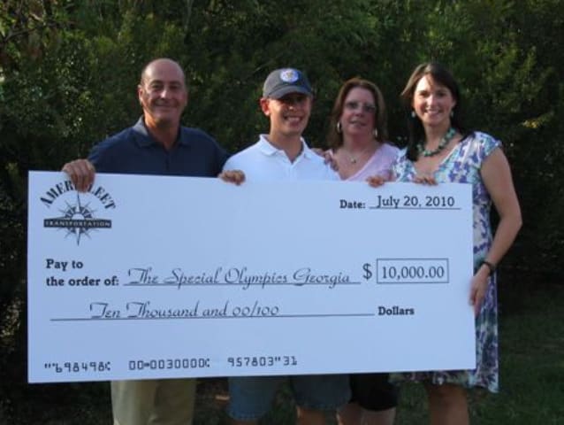 AmeriFleet Donates $10K to Georgia Special Olympics