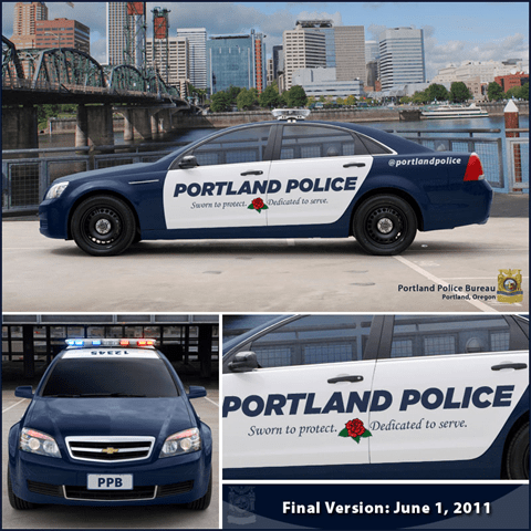 Portland Police Bureau Redesigns Patrol Car Look