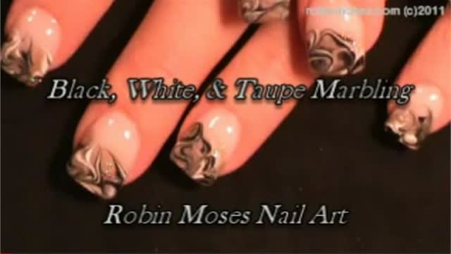 Marbling Nails Without Water by Robin Moses