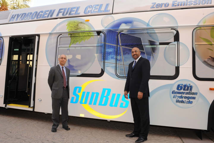 SunLine rolls out 6th gen hydrogen fuel bus
