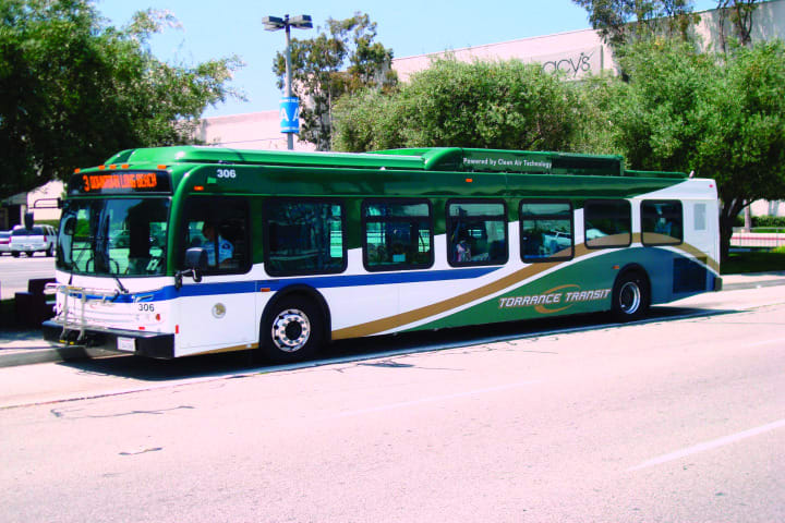 Torrance Transit marks 70 years with new gasoline-electric fleet