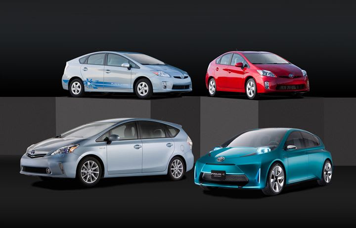 Toyota Introduces New Prius Models at 2011 NAIAS