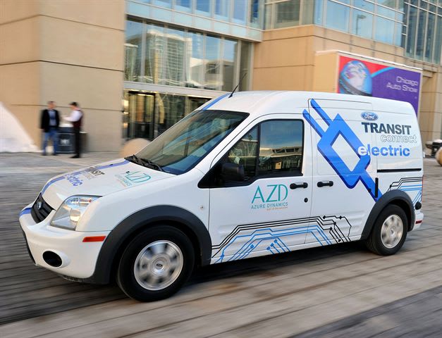 Ford & Azure Dynamics Mark Production and Delivery of First Transit Connect Electrics