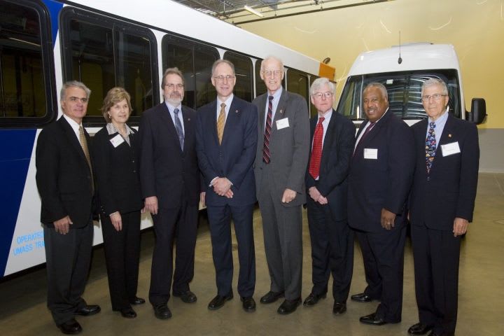 UMass in Amherst unveils new transit center