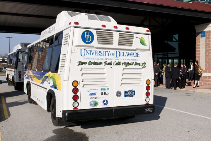 U. of Delaware adds hydrogen bus to fleet