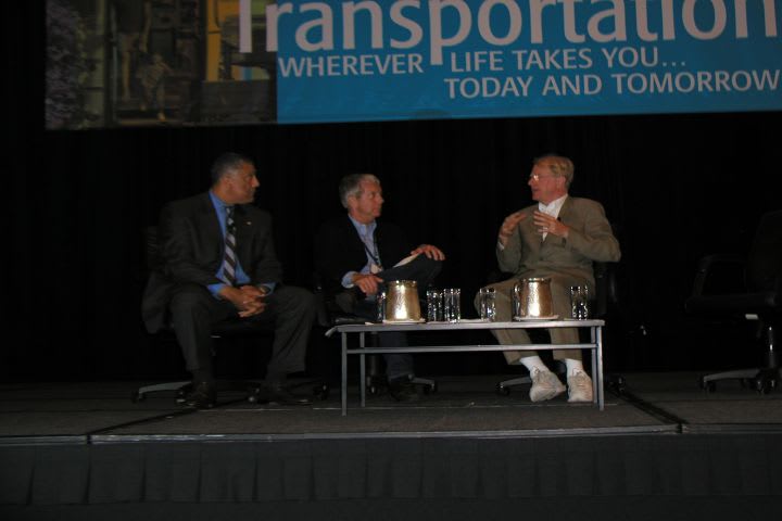 Ed Begley, Jr. addresses APTA Expo