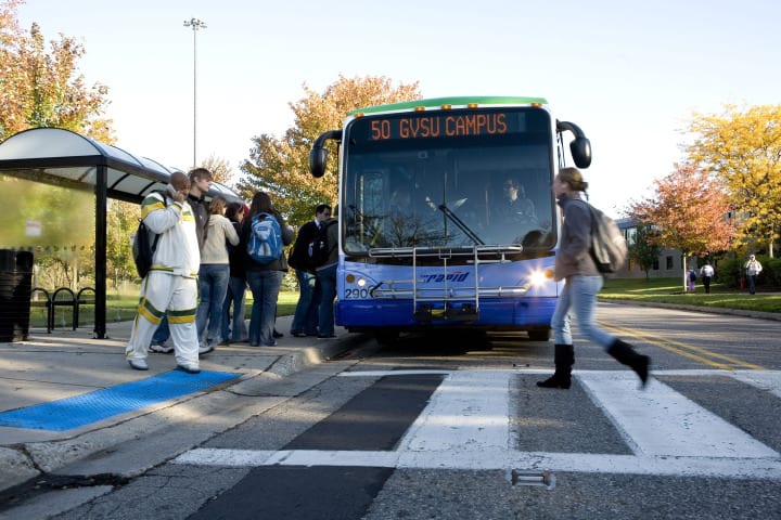 <font color=red>Web Extra:</font> Mich.'s GVSU sees record ridership for 10th year