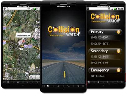 Bi-lingual Smartphone App Notifies in the Event of a Vehicular Collision