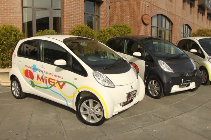 State of Calif. Fleet Tests Mitsubishi i-MiEVs