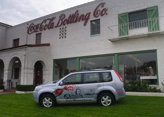 Sacramento Coca-Cola Bottling First to Lease Nissan Fuel Cell Vehicle