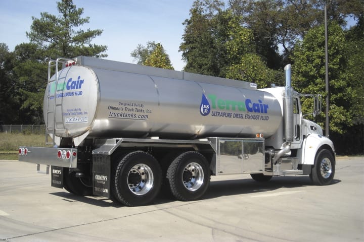 Oilmen's Truck Tanks Completes Nation's First Tank Truck for DEF Delivery