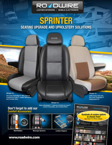 Roadwire Releases First Sprinter OEM High-Density Foam & Upholstery Replacement