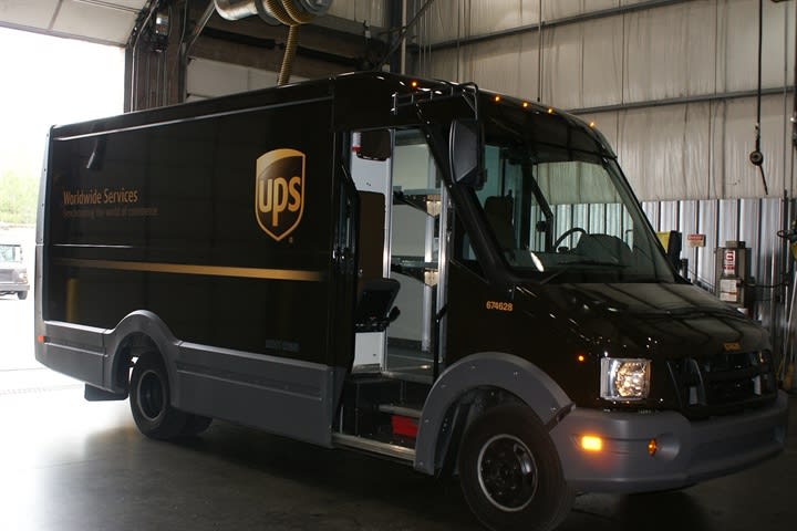 UPS Testing Composite Delivery Trucks