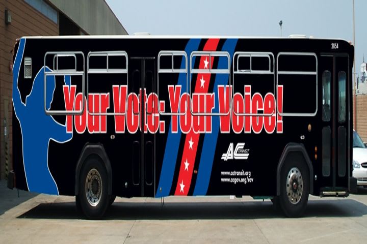 Northern California debuts 'hip hop' voter bus