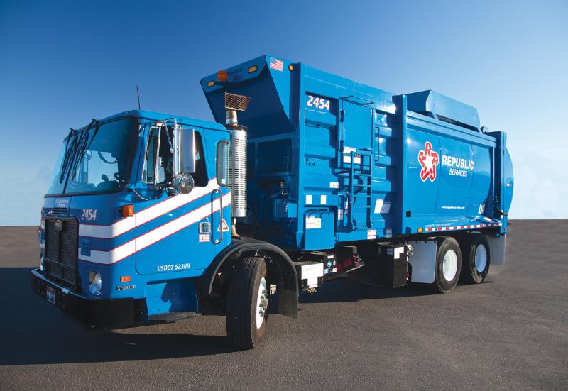 Republic Services Inc.'s New Fleet Of Natural Gas Powered Trucks Arrives In Houston
