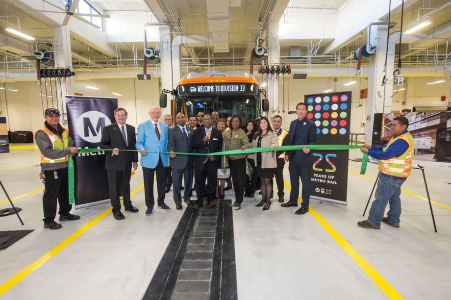 L.A. Metro opens new 'green' bus facility