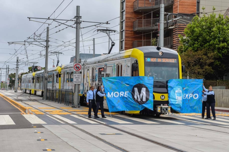 L.A. Metro celebrates launch of Expo Line to Santa Monica 