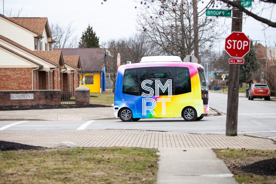 Columbus unveils nation's first public AV shuttle for residential area