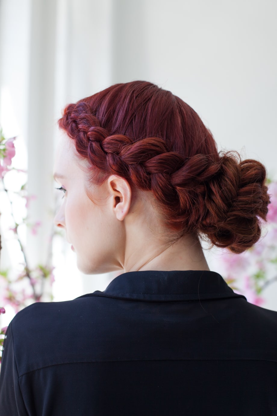 Braided Updo at Christian Siriano Inspires for Wedding Season