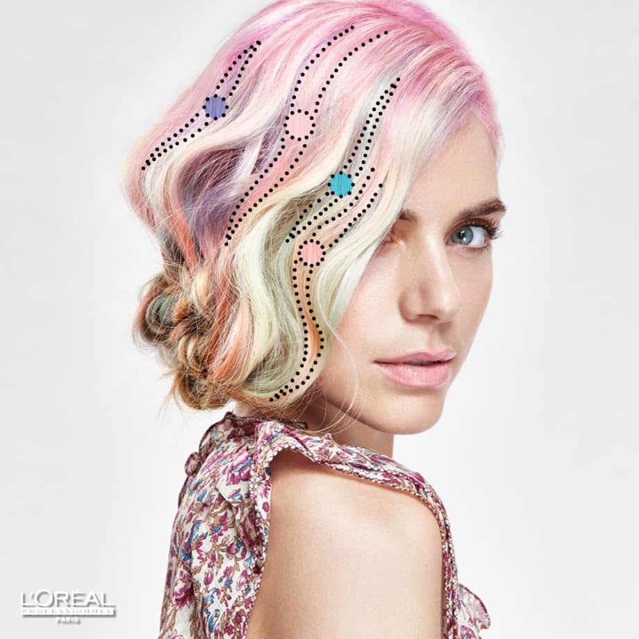 HOW-TO: Multicolored #CANDYHAIR by L'Oreal Professionnel