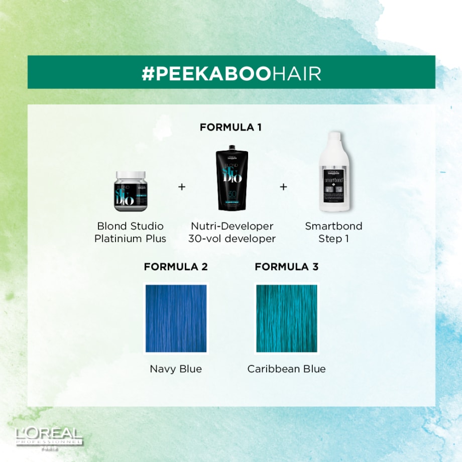 HOW-TO: #PEEKABOOHAIR Color by L'Oreal Professionnel
