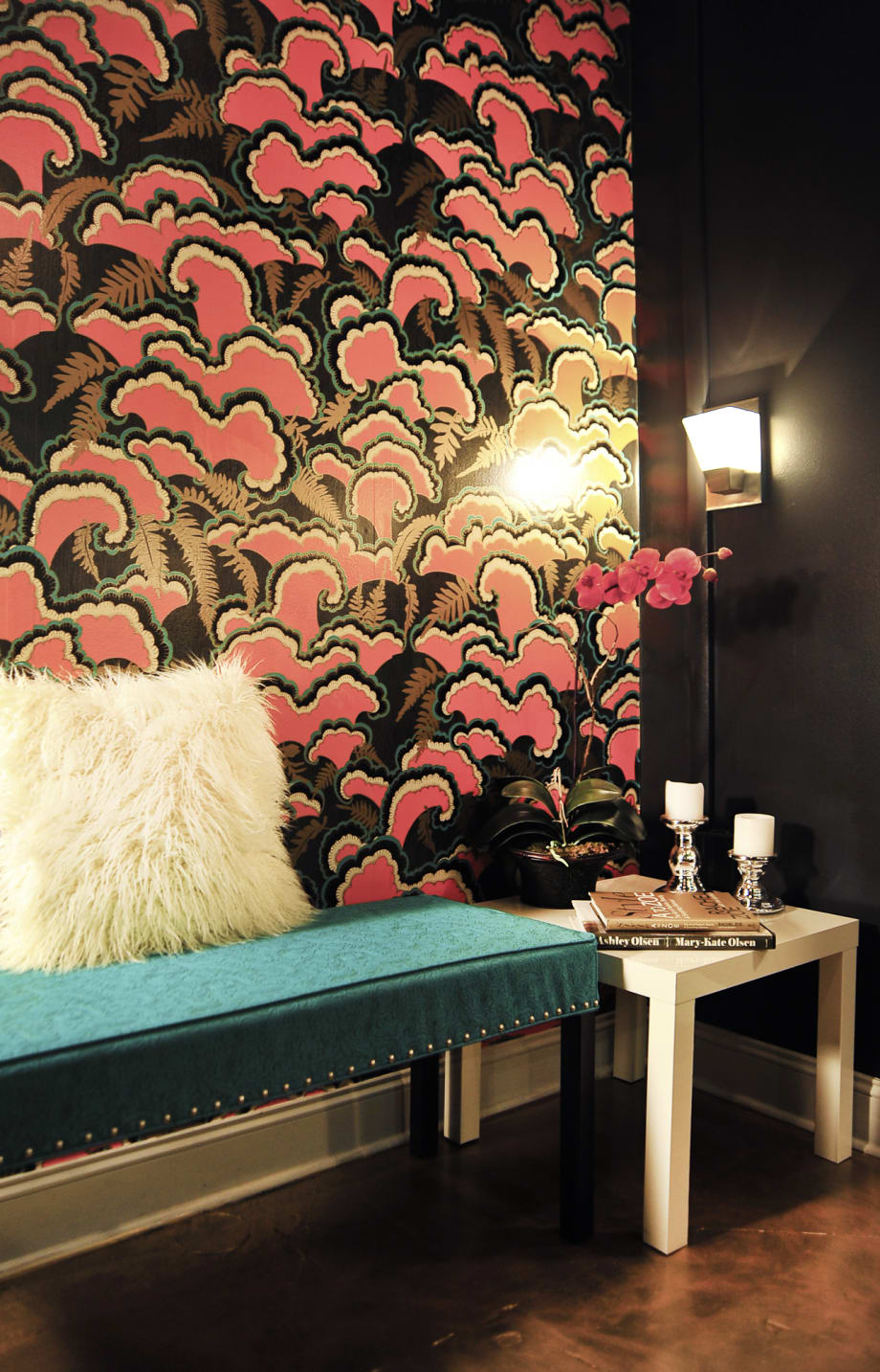 Elysium Salon Vintage Glam Shampoo Room by Jesse Vickers