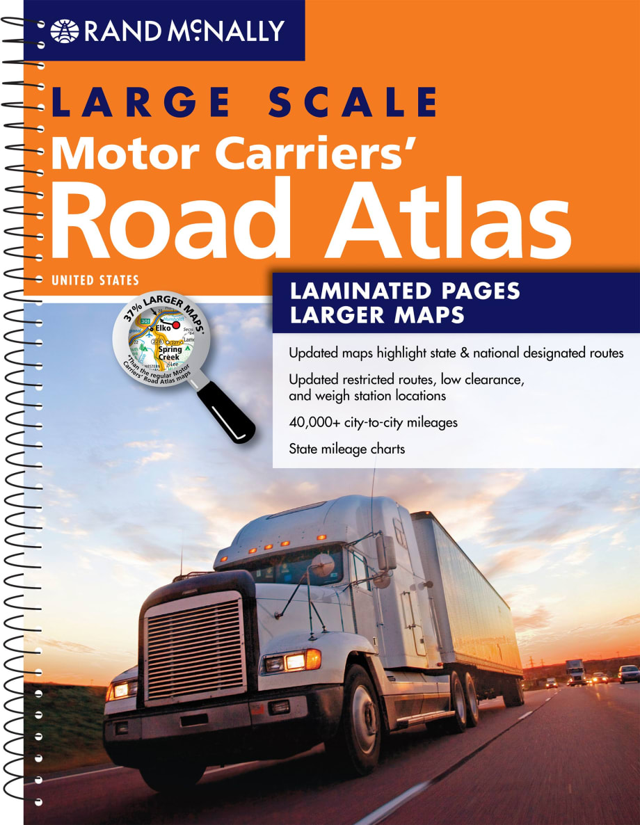 Large Scale Motor Carriers Road Atlas