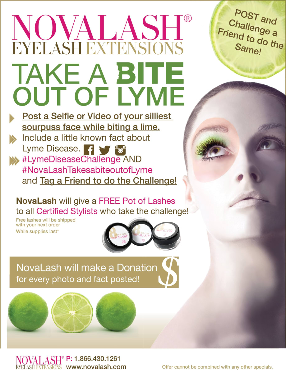 NovaLash Takes a Bite Out of Lyme Disease: Sourpuss Selfie Challenge