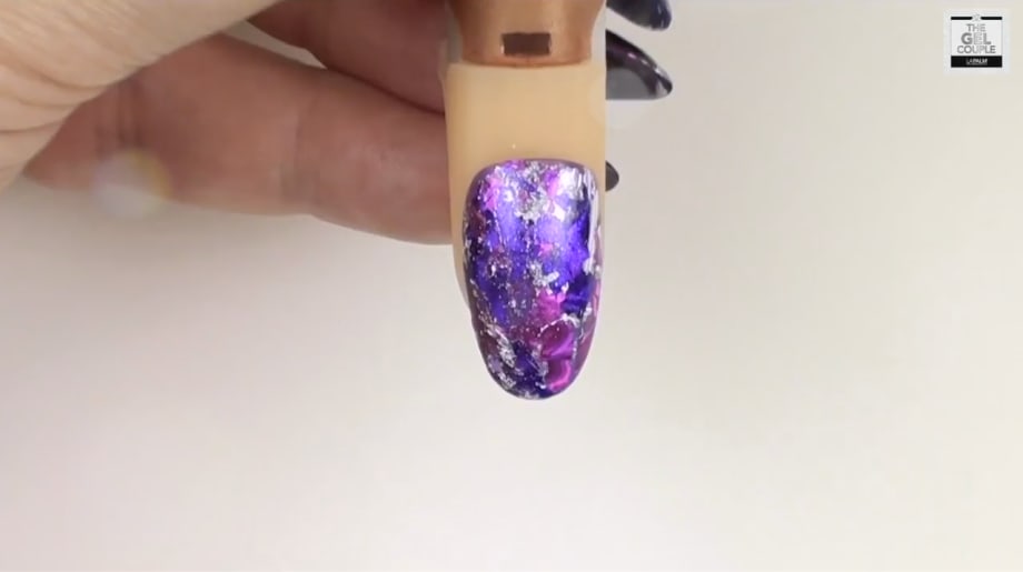 La Palm Gel Couple Foil Fun Nail Art