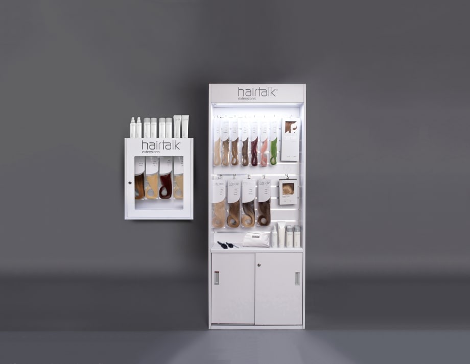 Hairtalk's Countertop/Wall Mount Extension Stocking Cabinet