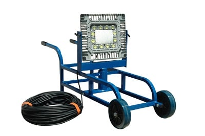Cart-Mounted LED Work Area Light