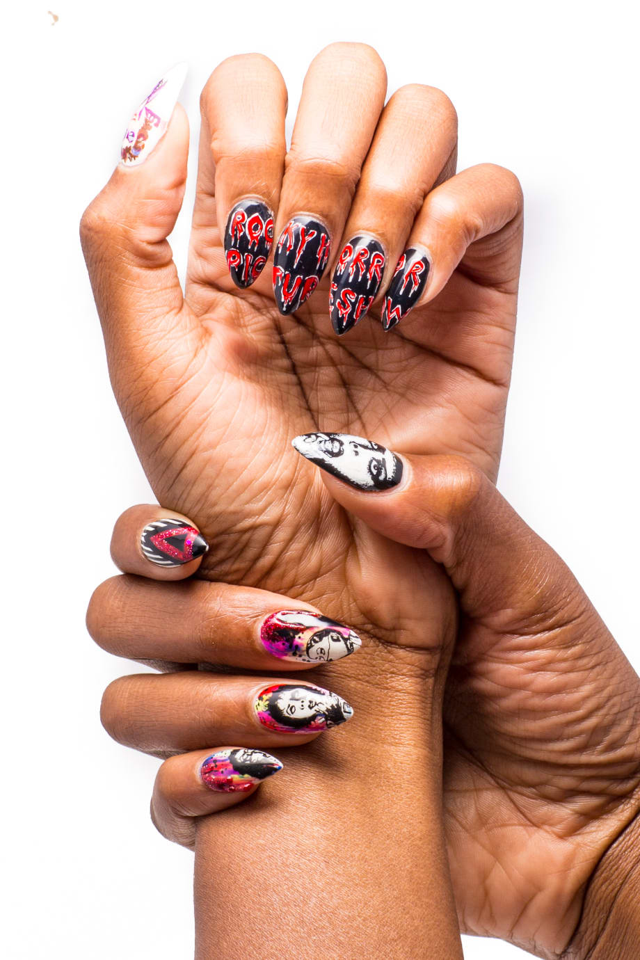 Nails for NTNA S. 3 Challenge #8 Rocky Horror Halloween (Lauren)