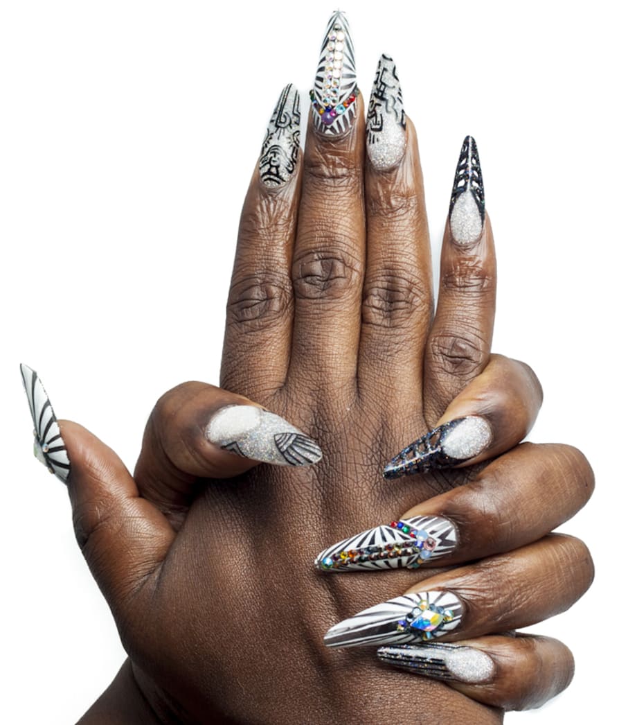 Grace Jones Nails for NTNA S.3, Challenge #1 (Lauren)