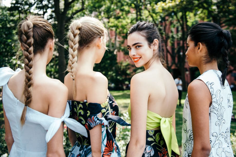 KMS' Lori Panarello Creates Braid Style for Lela Rose Spring 2018 Fashion Presentation