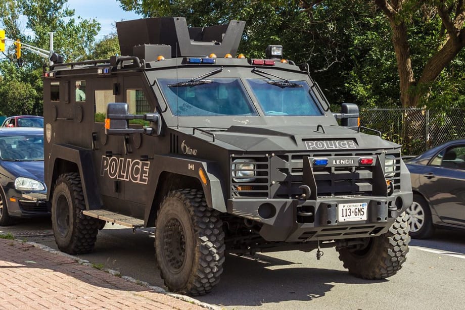 Police Depts. Add Armored Vehicles