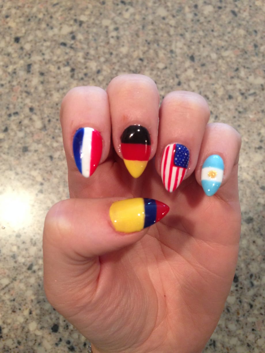 World Cup 2014 Nail Art