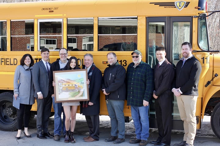 Leonard Bus Sales Names Winner in Annual School Bus Art Competition