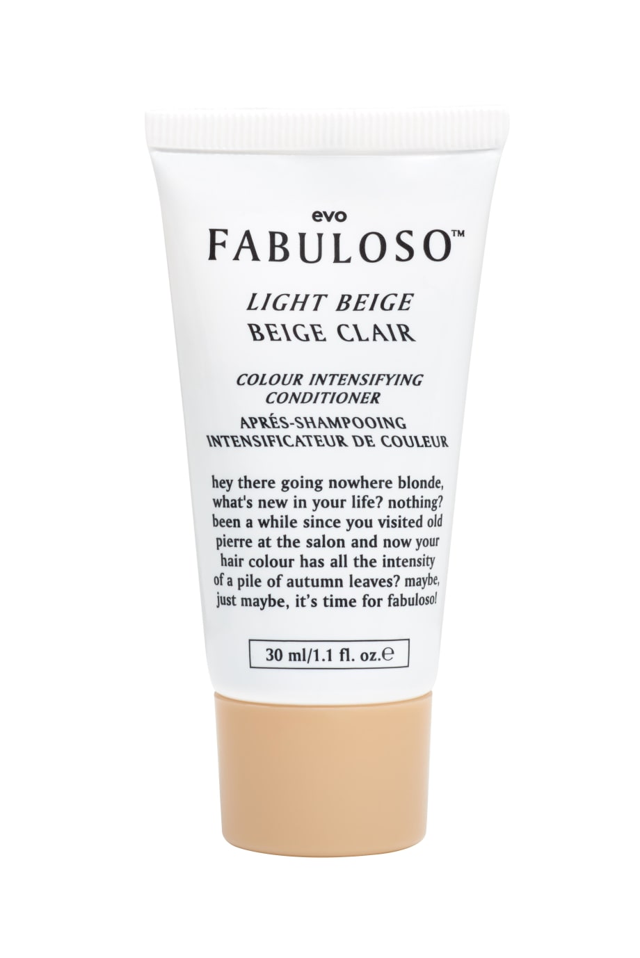 Evo Presents Fabuloso Color Intensifying Conditioner in 30mL Trial-Sized Tubes