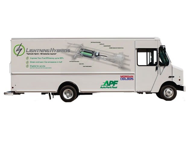 Lightning Hybrids Debuts Hybrid Step Van