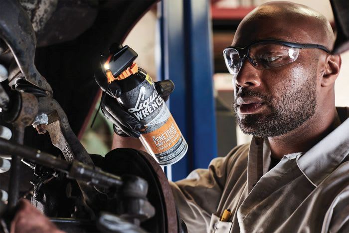 Liquid Wrench Pro Penetrant Features a Spray Nozzle With an LED