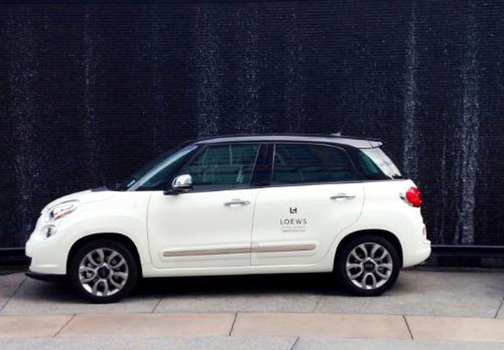 Loews Offers Fiat 500L Cars to Hotel Guests