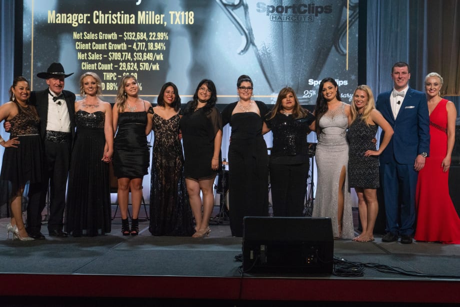 New President Named, 25th Anniversary Celebrated, at Sport Clips Haircuts National Huddle,