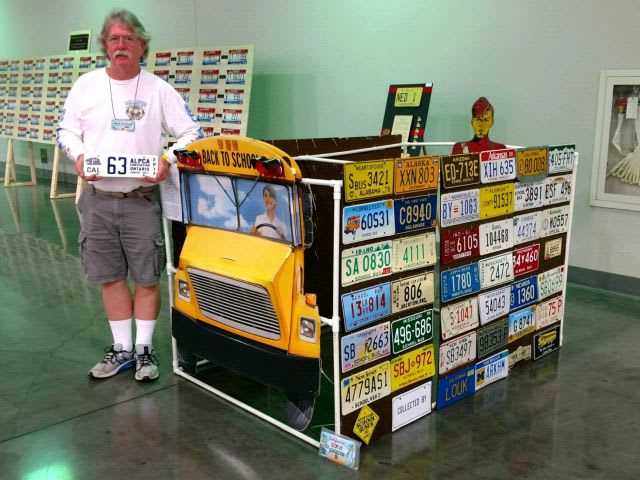 Transportation Veteran Shows Off Nationwide Collection of School Bus License Plates